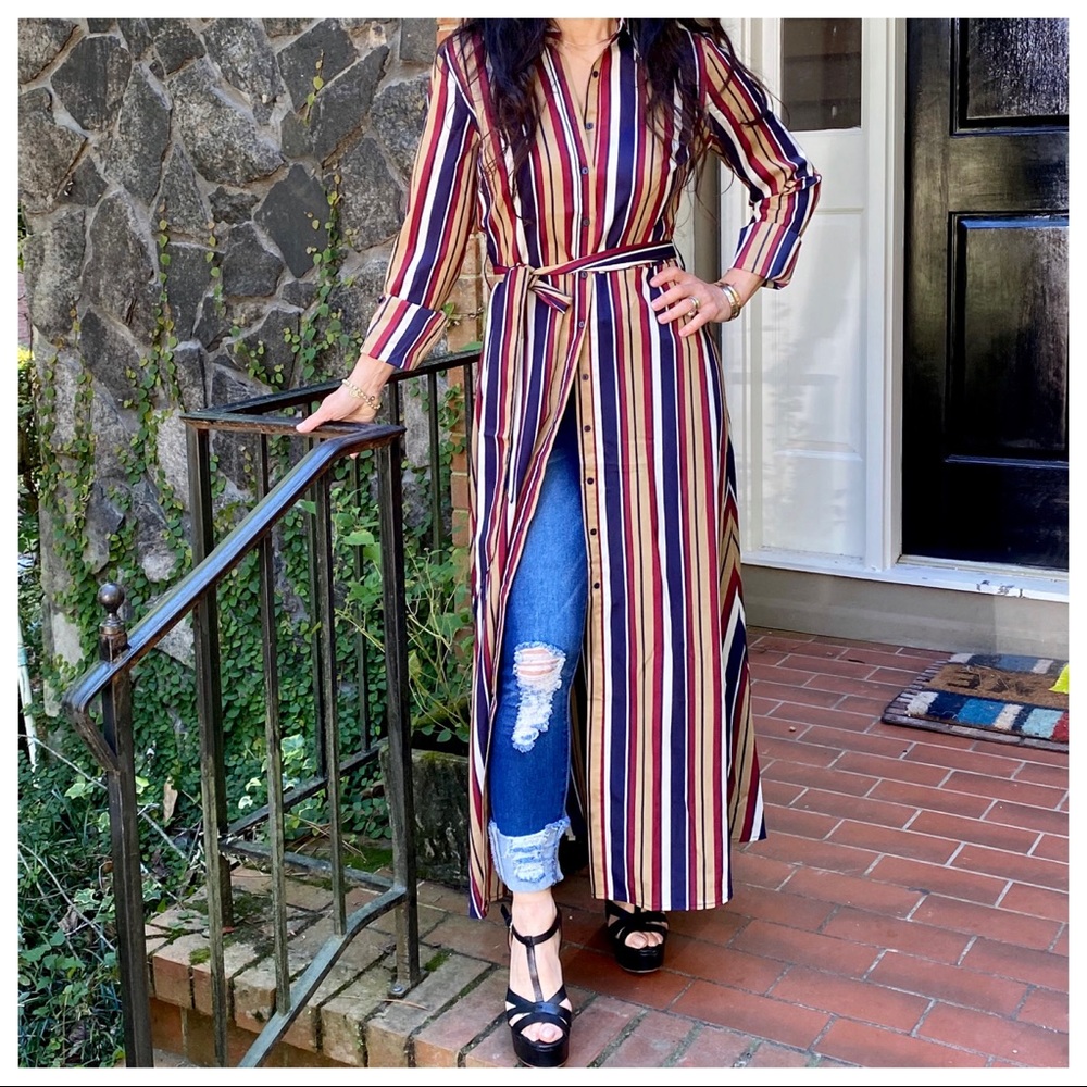 Boho Chic Gorgeous open Shirt duster Dress - Picture 11 of 13